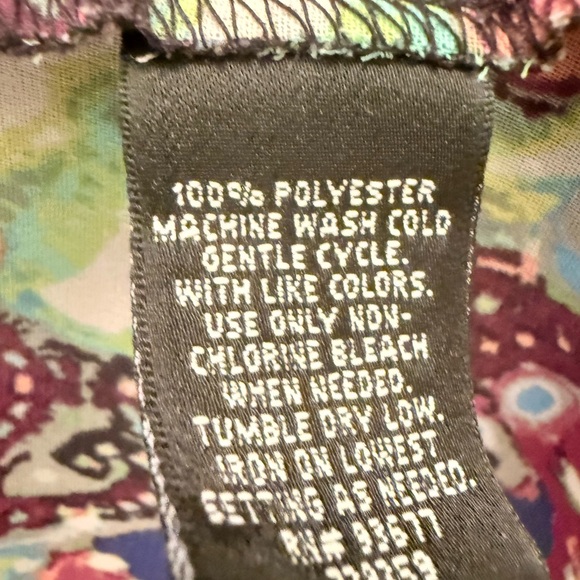Nicole Miller Multicolored Popover Top - Picture 5 of 5